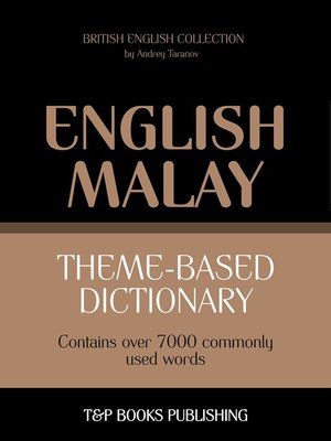 cover image of Theme-based dictionary